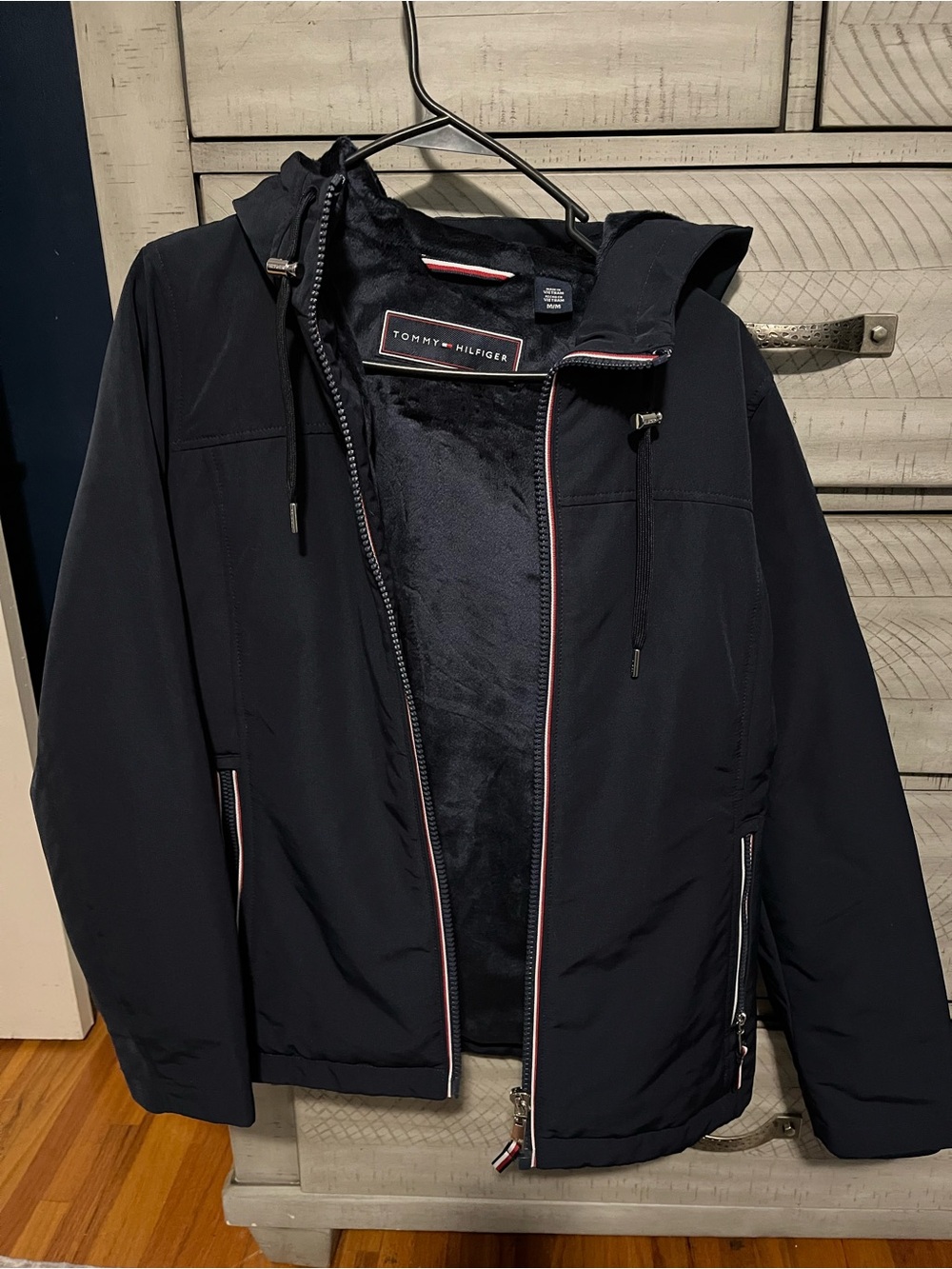 Tommy Hilfiger Women’s Navy Hooded Coat